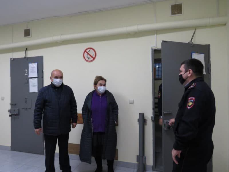 Общественники Дигорского района проверили изолятор временного содержания подозреваемых и обвиняемых