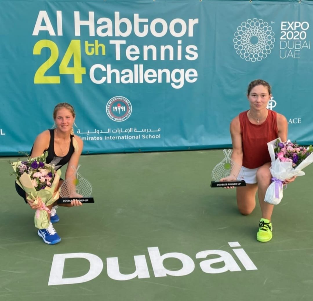 Теннисистки Габуева и Захарова стали серебряными призерами турнира серии ITF в ОАЭ