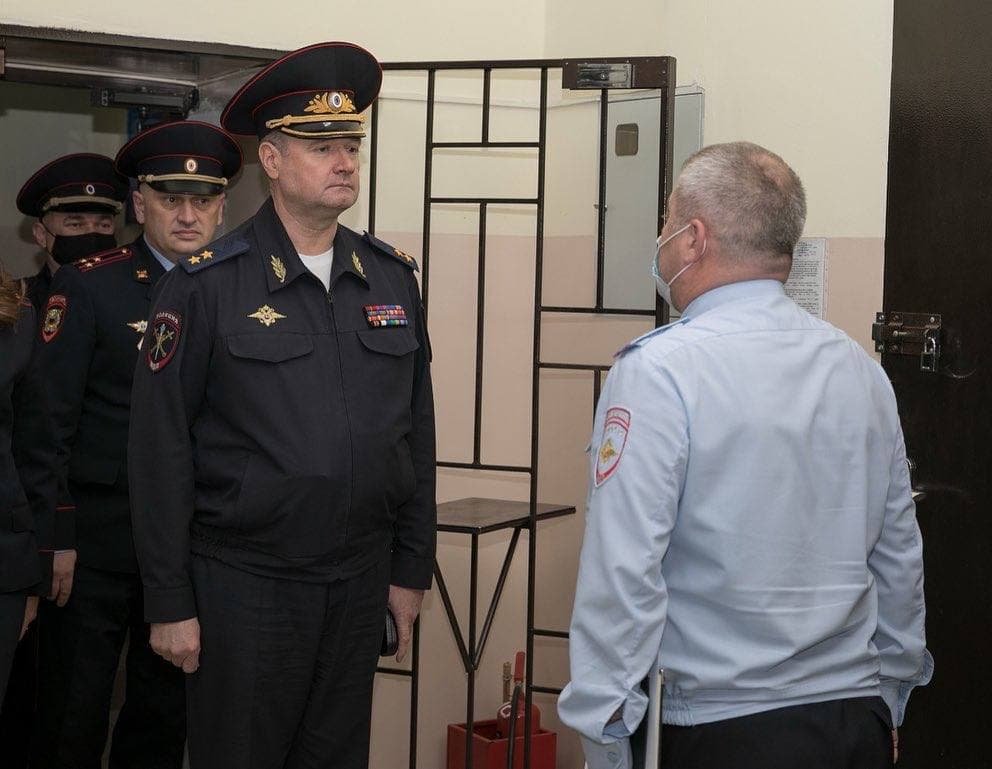 Министр внутренних дел Северной Осетии Андрей Сергеев посетил с рабочим визитом Управление МВД России по г. Владикавказу