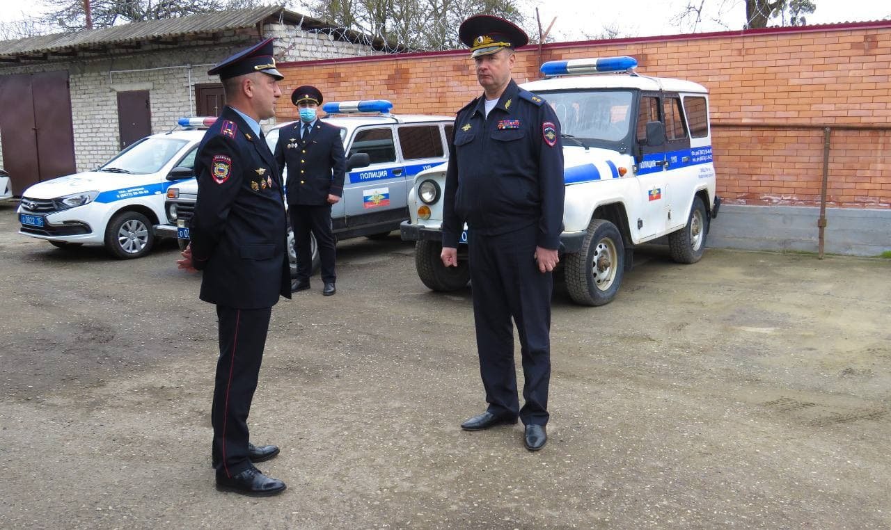 Министр внутренних дел Северной Осетии Андрей Сергеев посетил Отдел МВД России по Ирафскому району