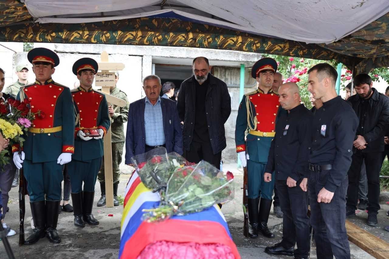 В Южной Осетии простились с бойцами, погибшими в ходе спецоперации на Украине