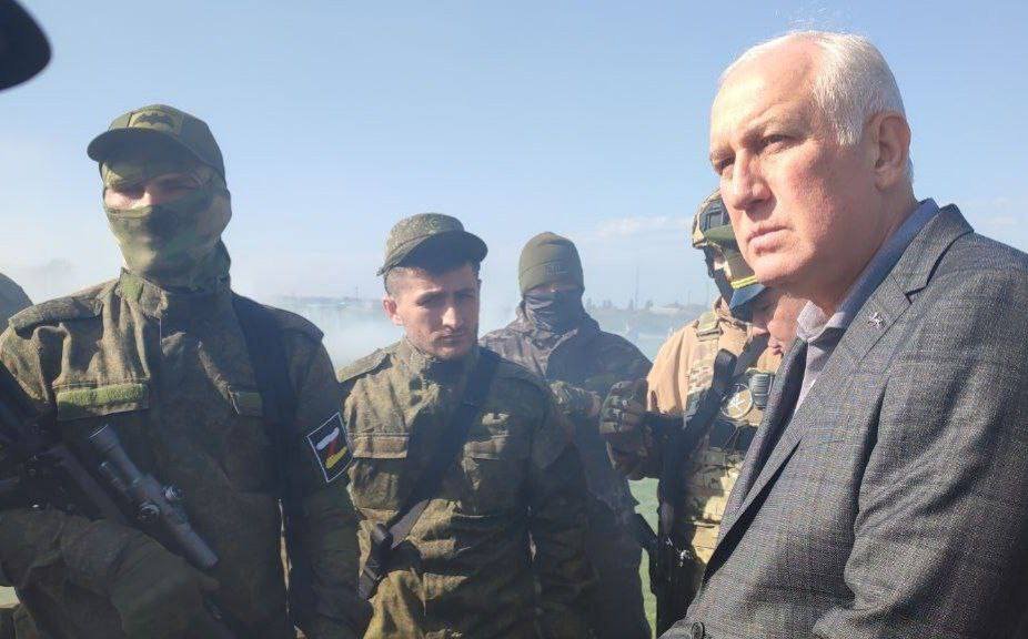 Глава АМС г. Владикавказа Вячеслав Мильдзихов посетил стрельбище на территории воинской части в посёлке Спутник