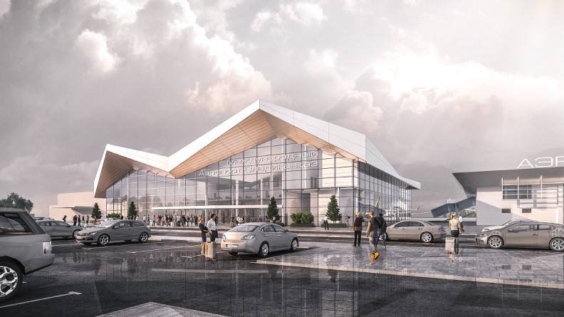 В новом терминале аэропорта «Владикавказ» завершены строительные работы
