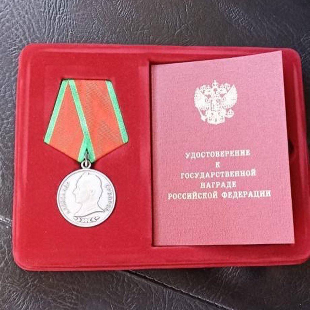Уроженец Осетии награжден медалью Суворова