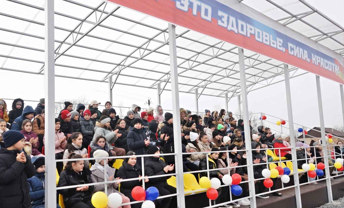 В Сунже открылась «Умная» спортивная площадка